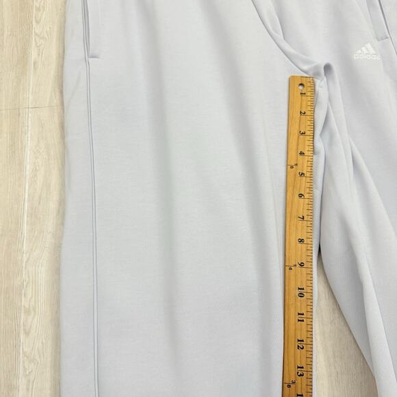 Adidas Pants Women’s XL Fit Tapered Leg Fleece Embroidered Relaxed Fit NEW - Picture 13 of 16